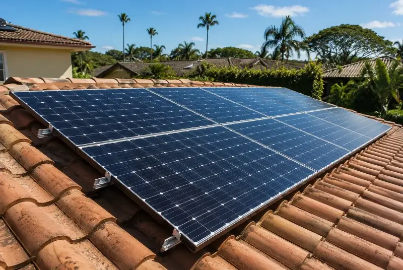 Installation de panneaux solaires à Puginier